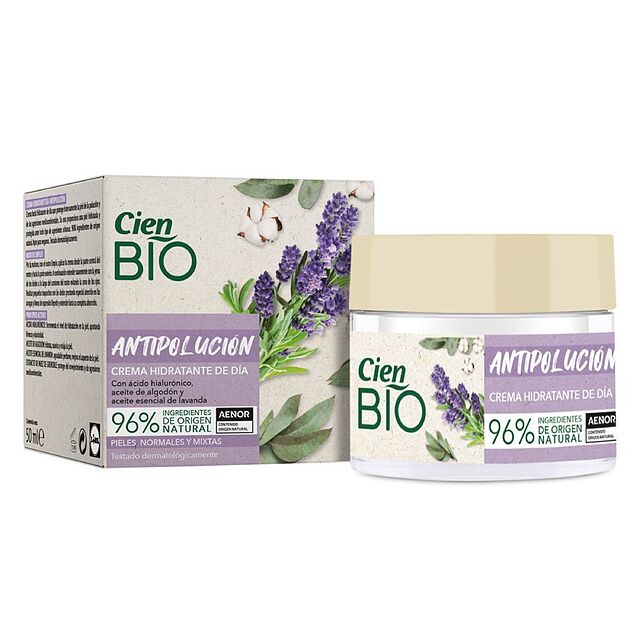 Crema de día antipolución Bio para pieles normales y mixtas de Cien