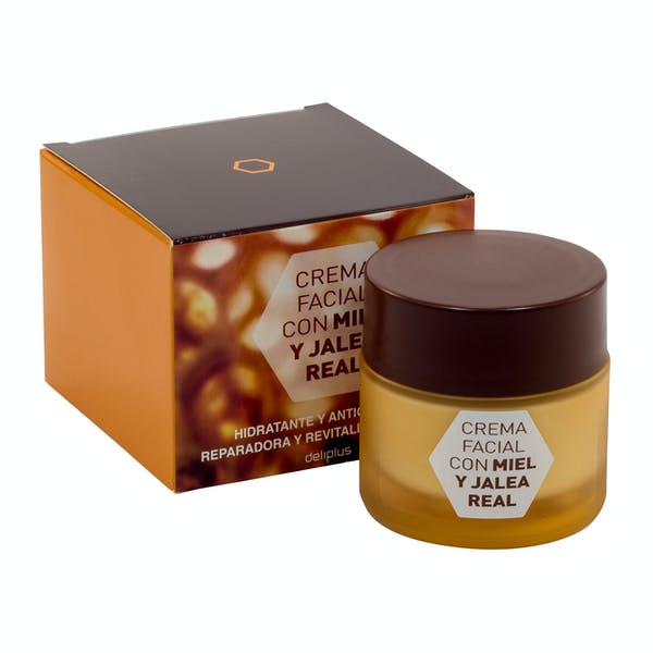 Crema Facial Hidratante con Miel y Jalea para piel seca