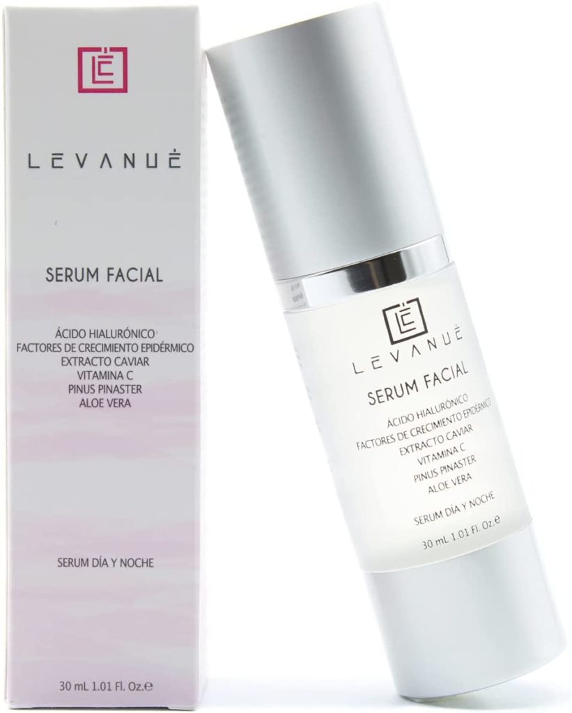 Sérum facial con vitamina C y ácido hialurónico de Levanue